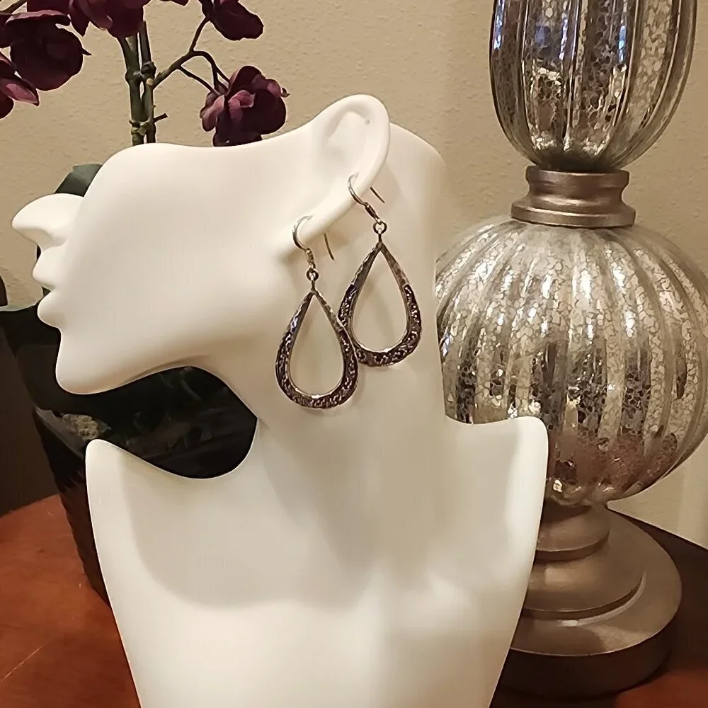 .925 Heavy Sterling Silver Earrings